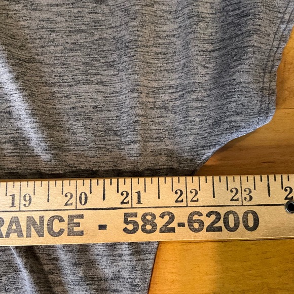 AB STUDIO Women's Gray Gathered Ruched Hem Short Sleeve‎ Top Plus Size XL - Picture 6 of 9